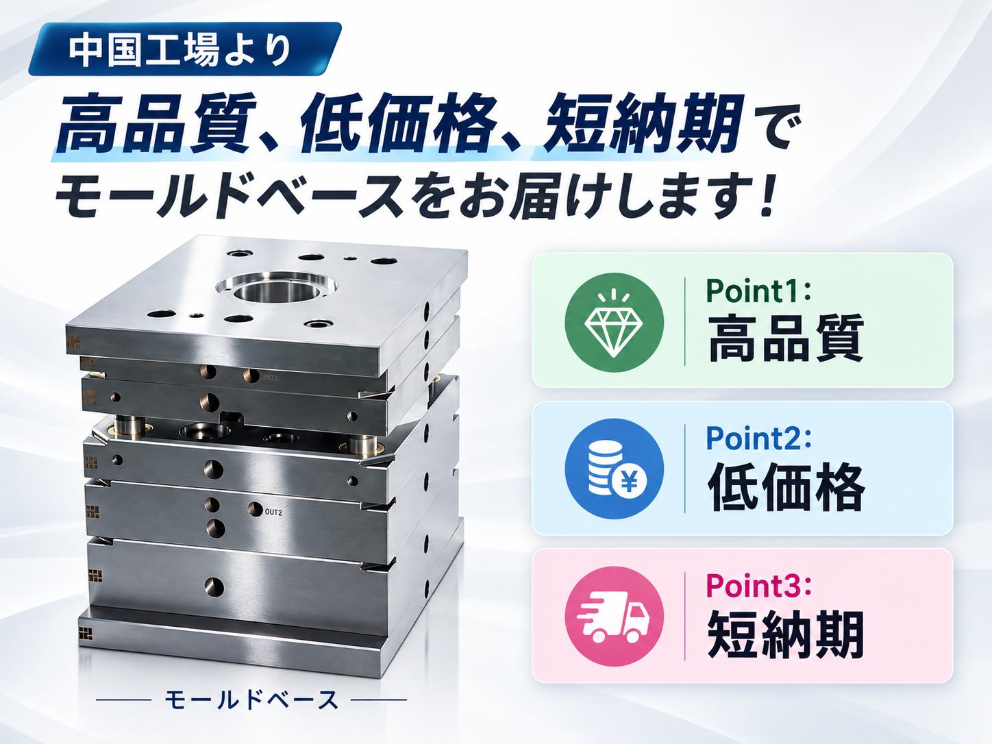 モールドベース（2～3週間でお届けします）